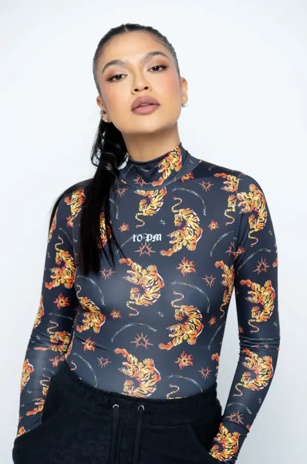 Alternative view of Tiger bodysuit