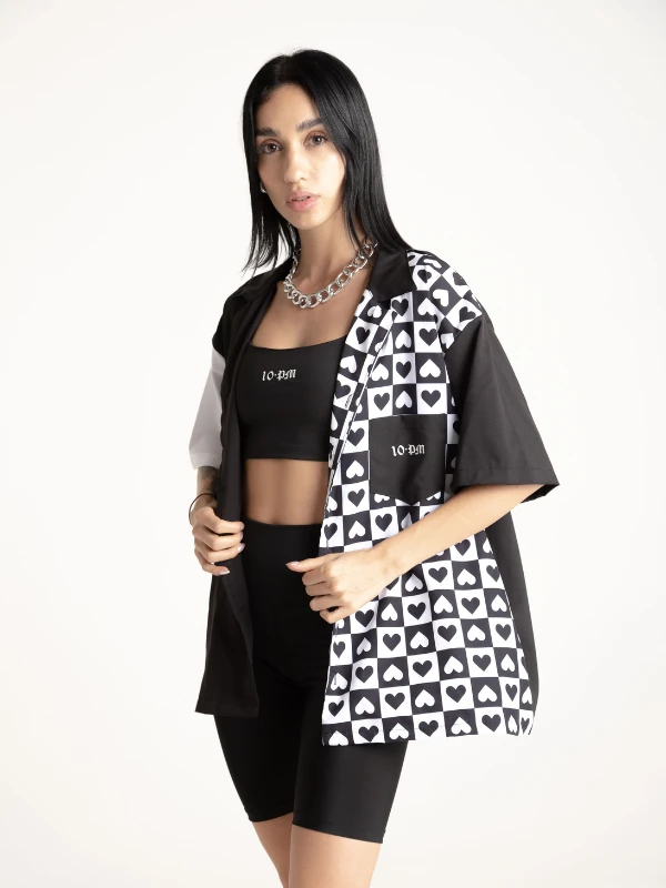 Alternative view of B&W Camisa ligera