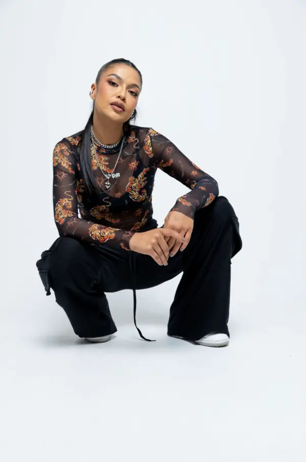 Alternative view of Tiger mesh cropped