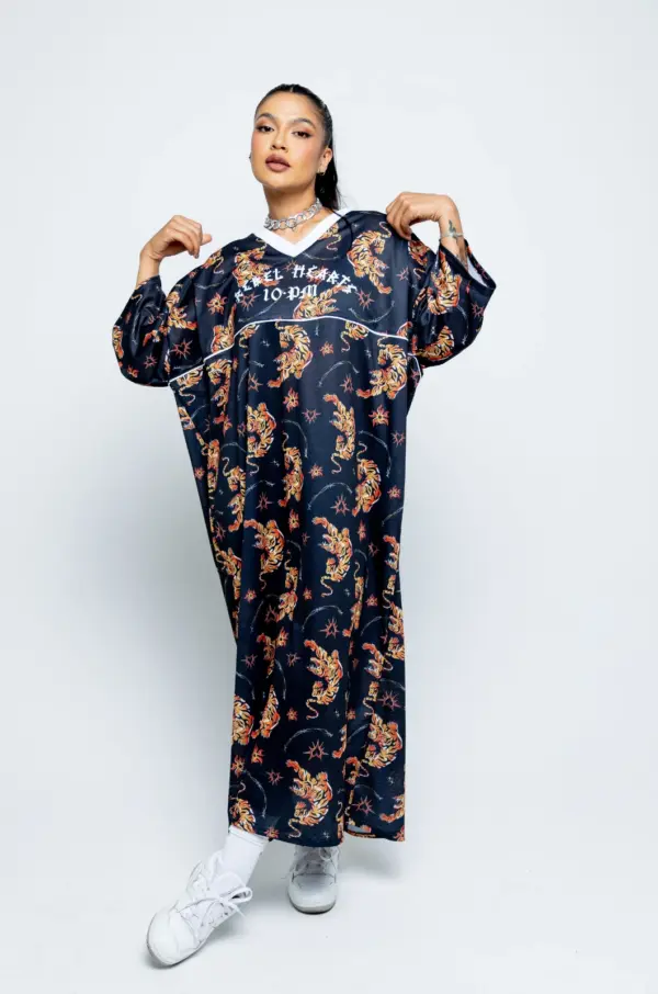 Tiger Jersey dress