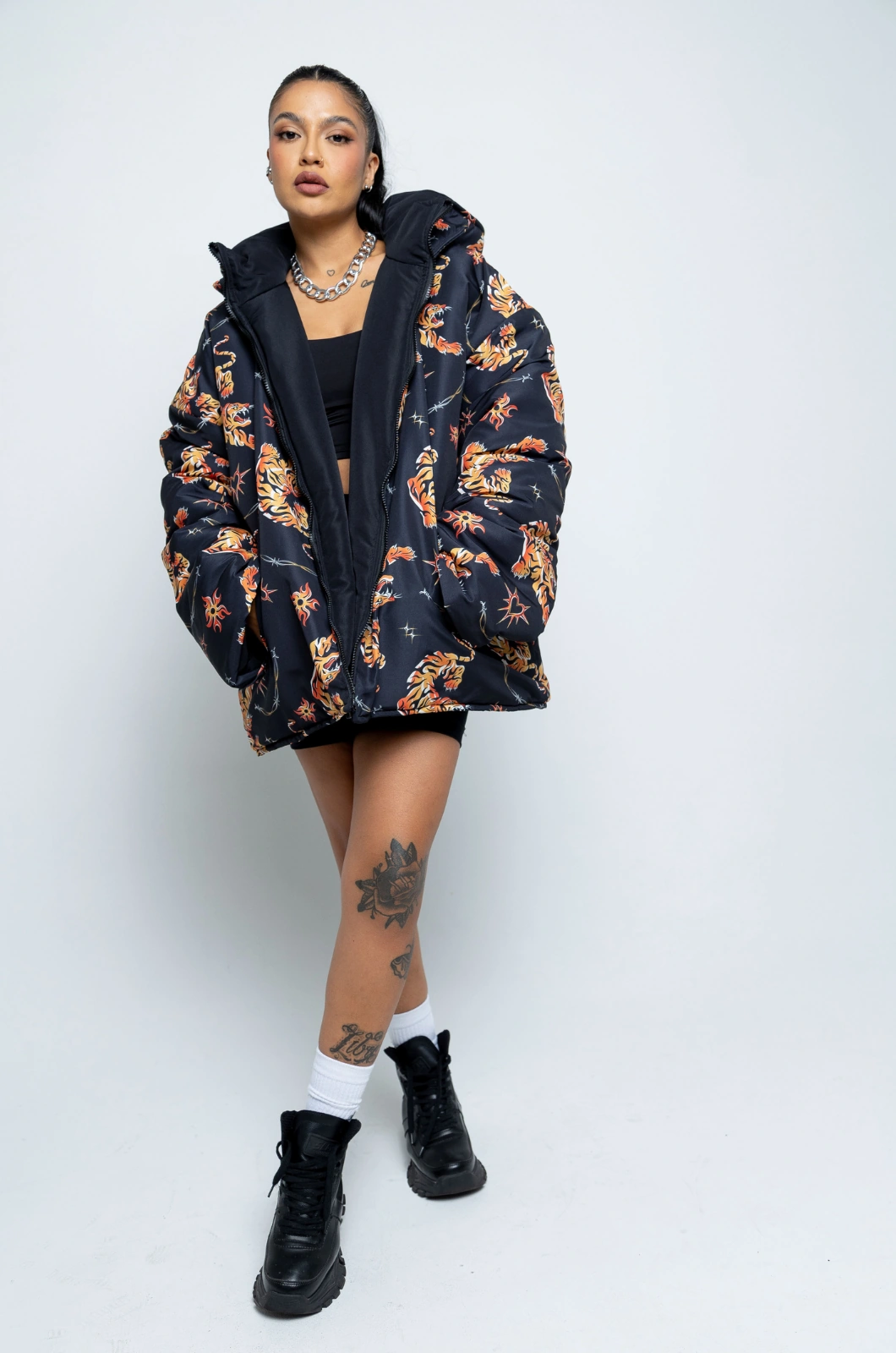 Rebel Hearts Puffer jacket