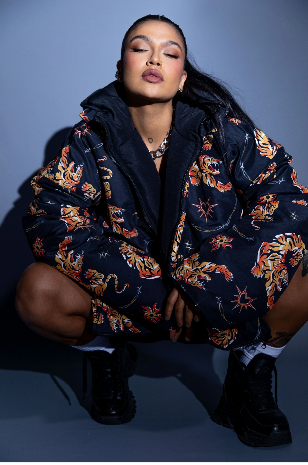 Rebel Hearts Puffer jacket - Image 6