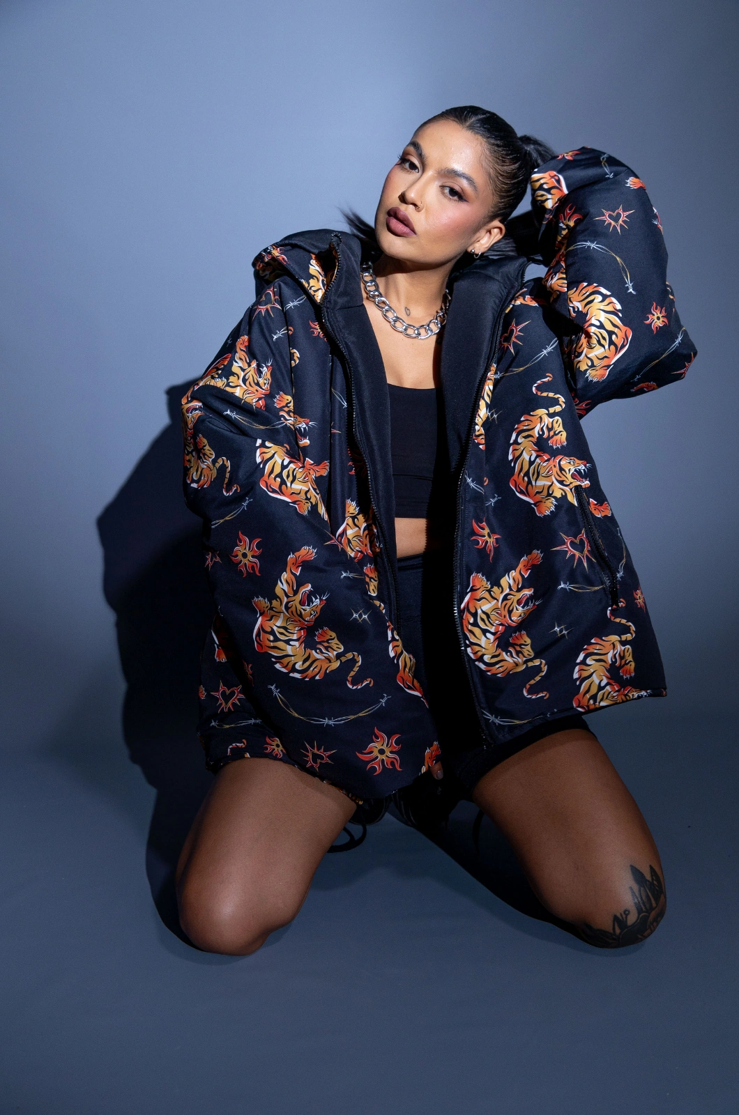 Rebel Hearts Puffer jacket - Image 11