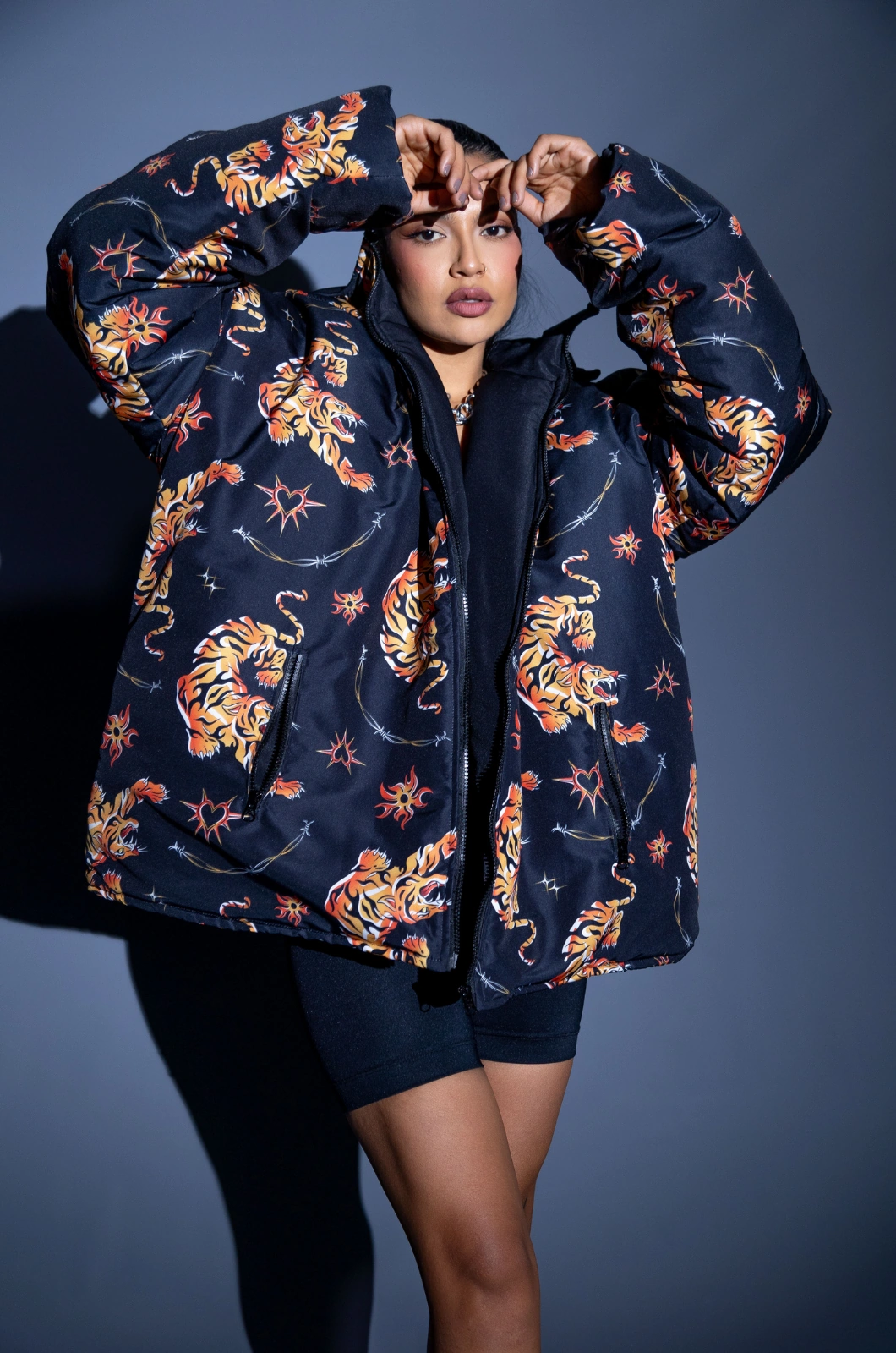 Rebel Hearts Puffer jacket - Image 10