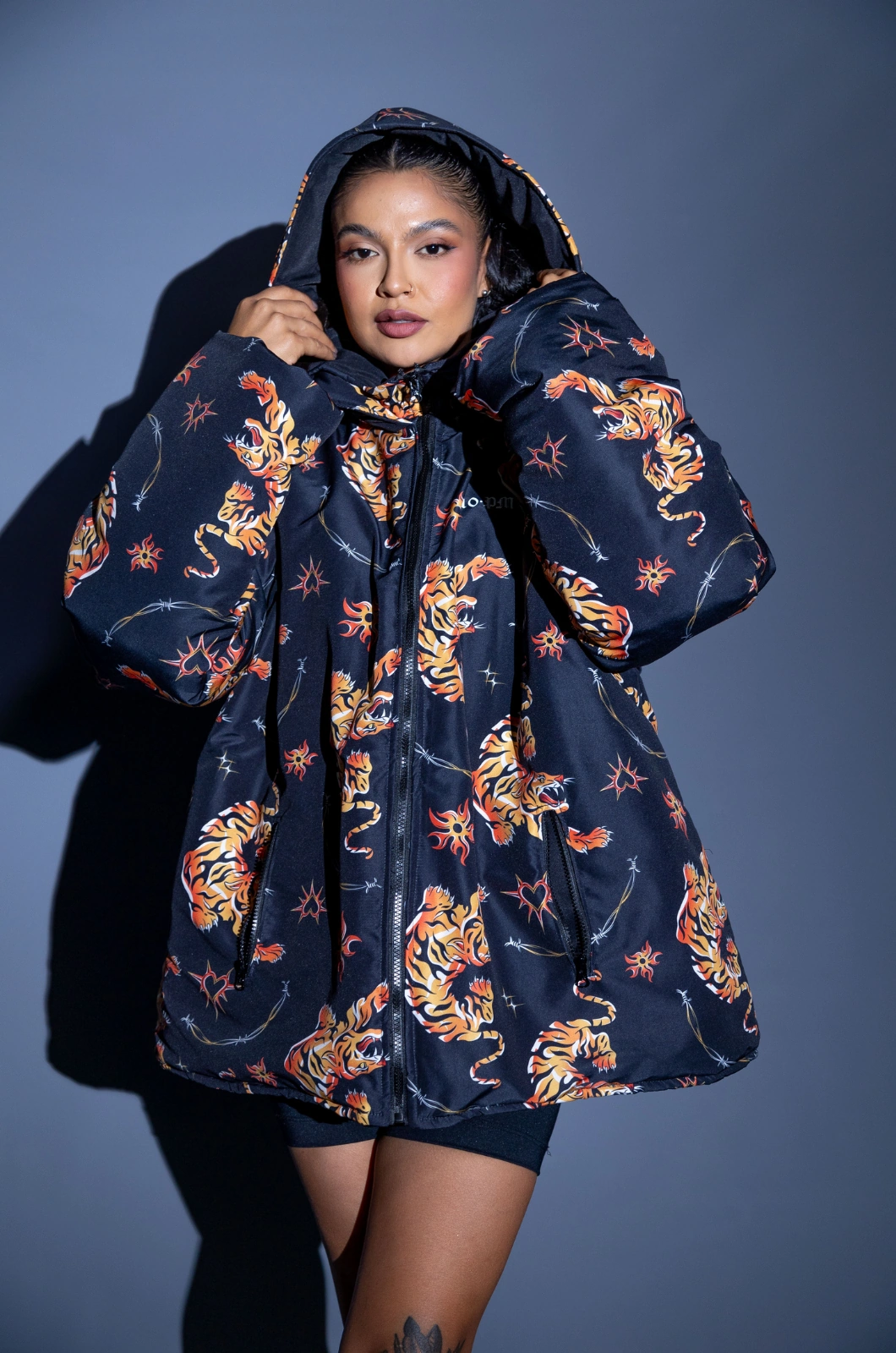 Rebel Hearts Puffer jacket - Image 9