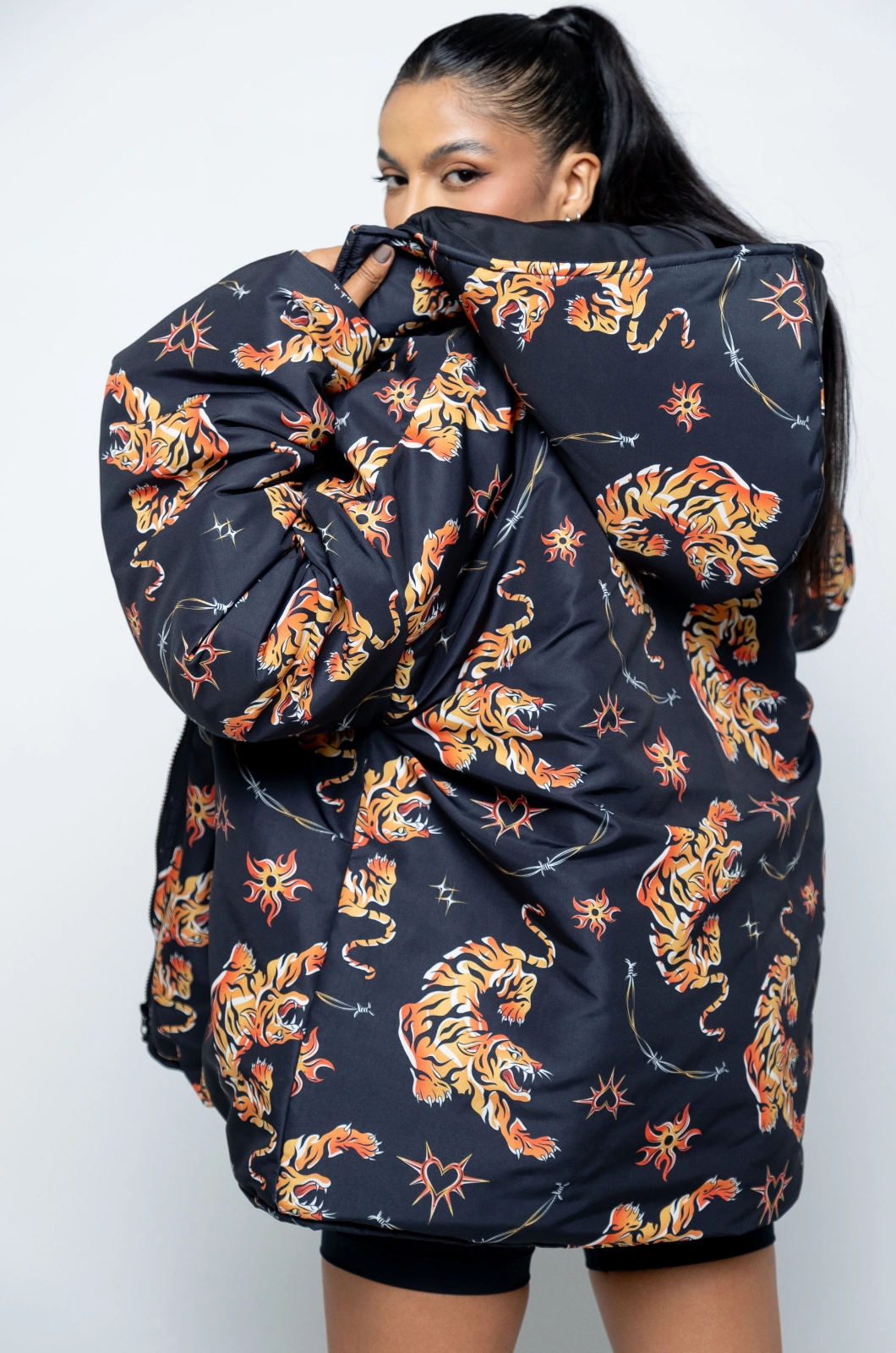 Rebel Hearts Puffer jacket - Image 7