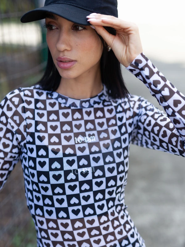 B & W Mesh dress - Image 4