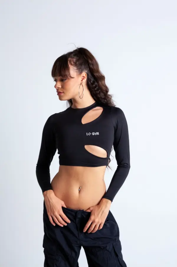 Top cut out - black