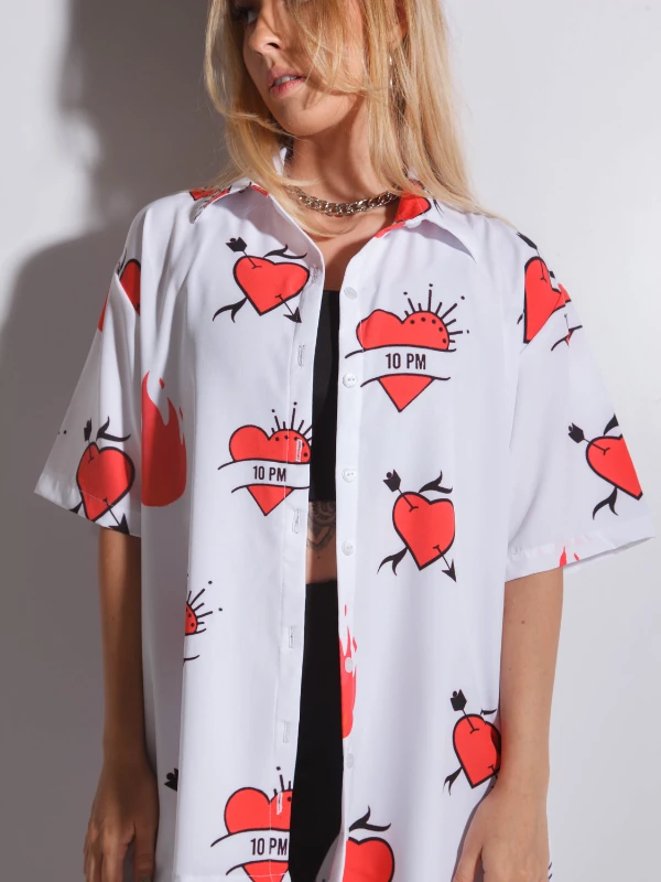 Camisa Corazones Blanca - Image 6