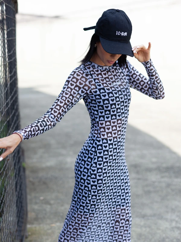 B & W Mesh dress - Image 7