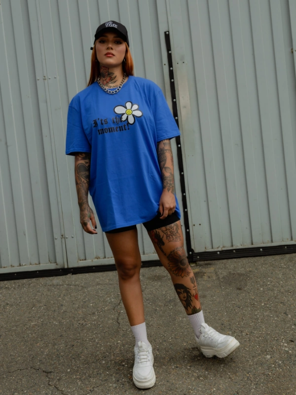 It´s the moment oversize - Blue