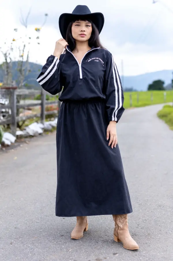 Alternative view of Eternal maxi dress - black