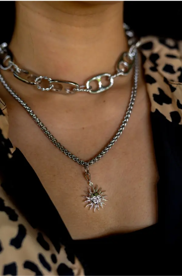 Alternative view of Sun necklace