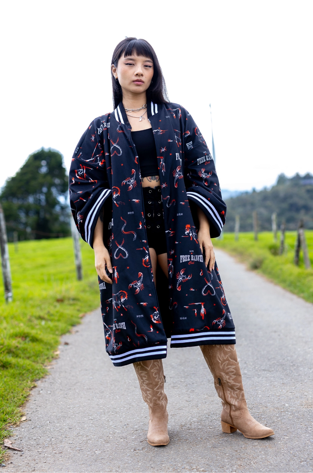 Free ranch kimono bomber - Image 3